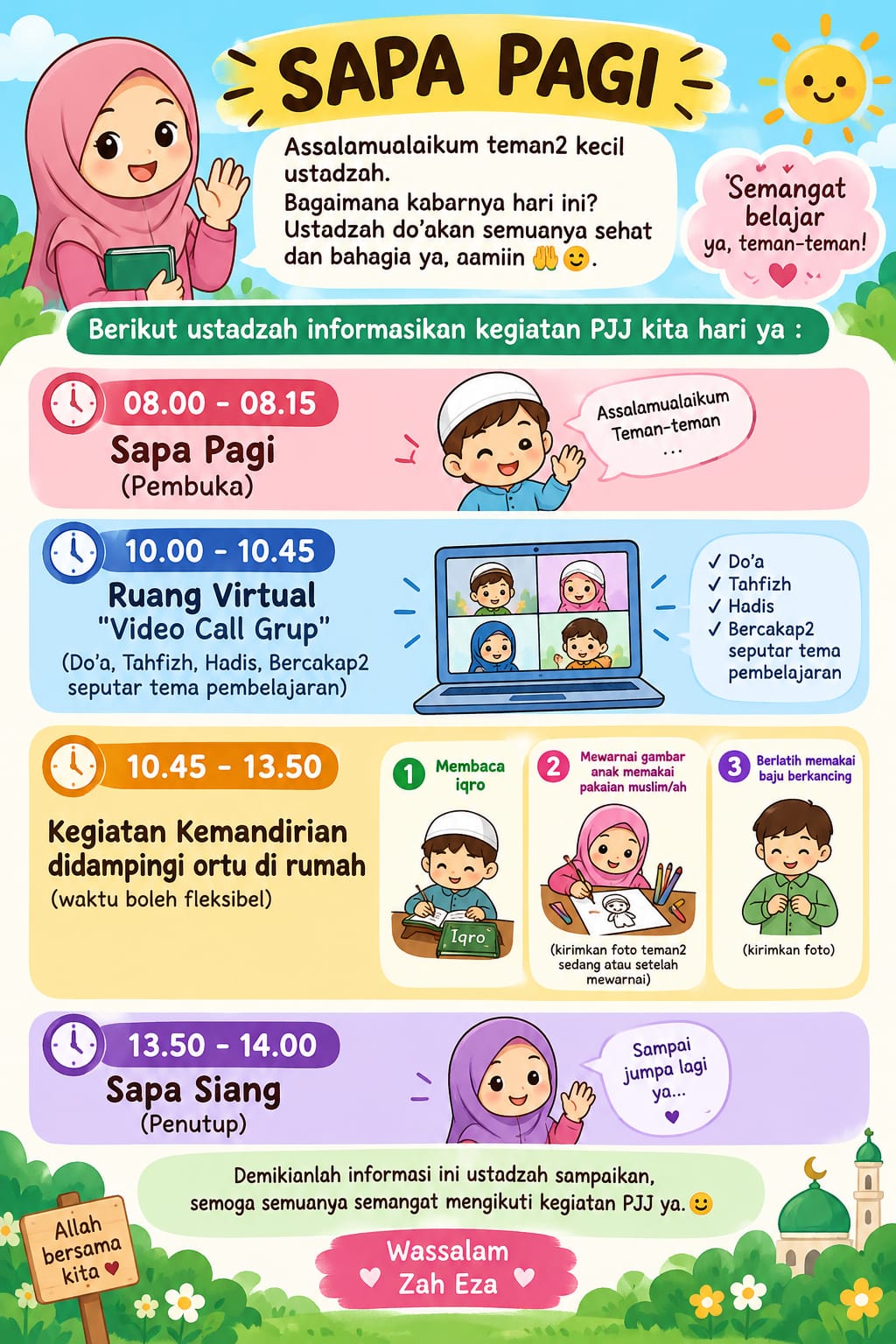 Kegiatan PJJ Kelas Zaitun
